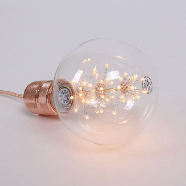 LED 에디슨전구 눈꽃 G125 2W 인테리어조명
